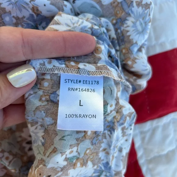 Floral Off the Shoulder Maternity Dress - Picture 5 of 5